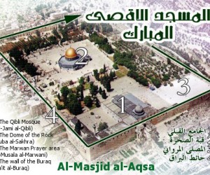 93. Boundaries of Masjid Al Aqsa - Arabic and English